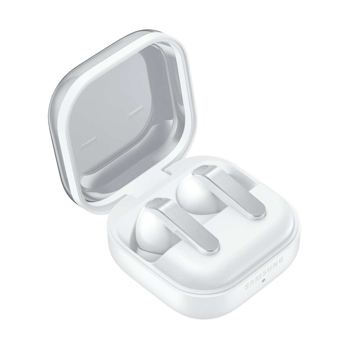 Trådlösa hörlurar med laddningsetui Samsung Galaxy Buds4 Pro R640 Vit