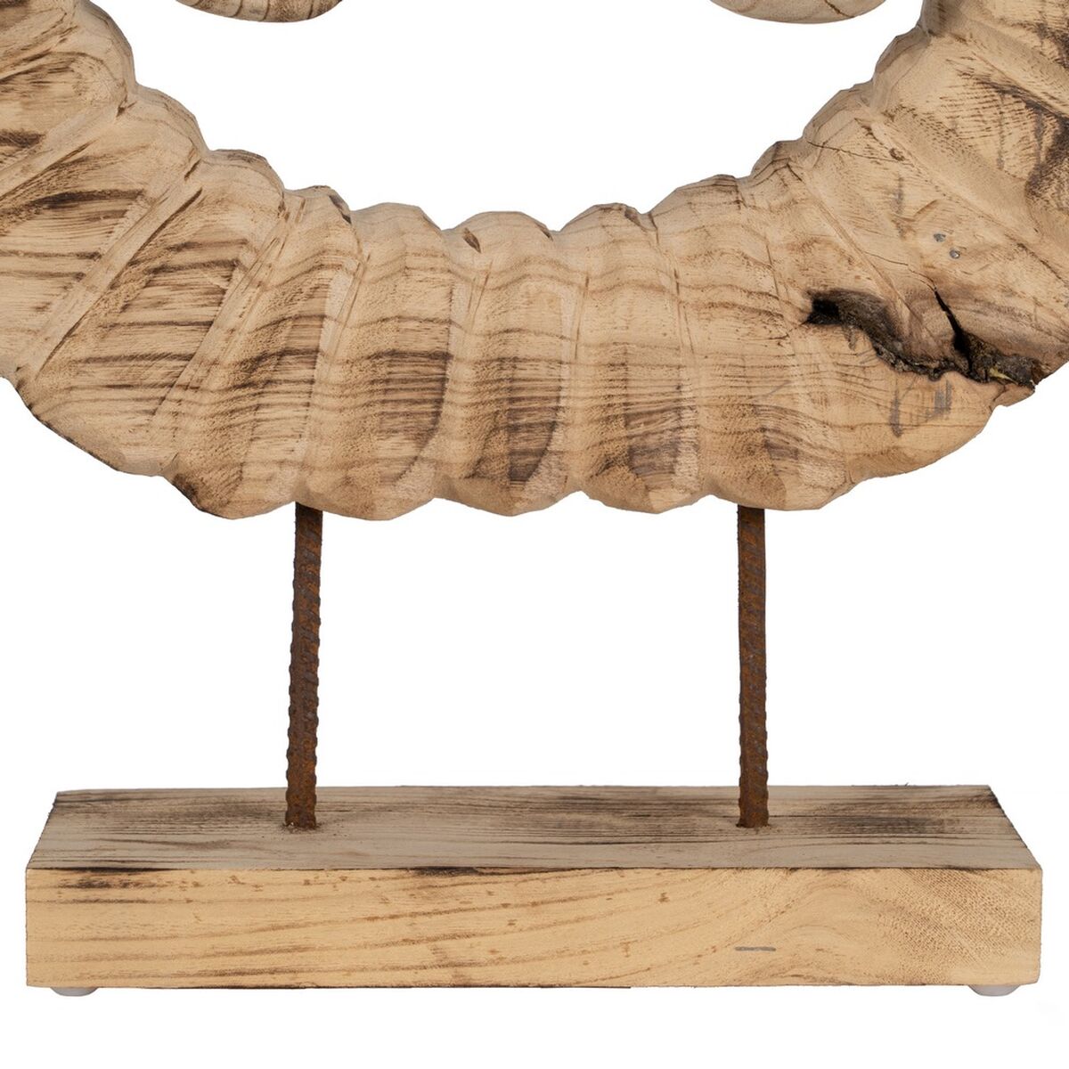 Prydnadsfigur Naturell Horn 50 x 12 x 42 cm - 5