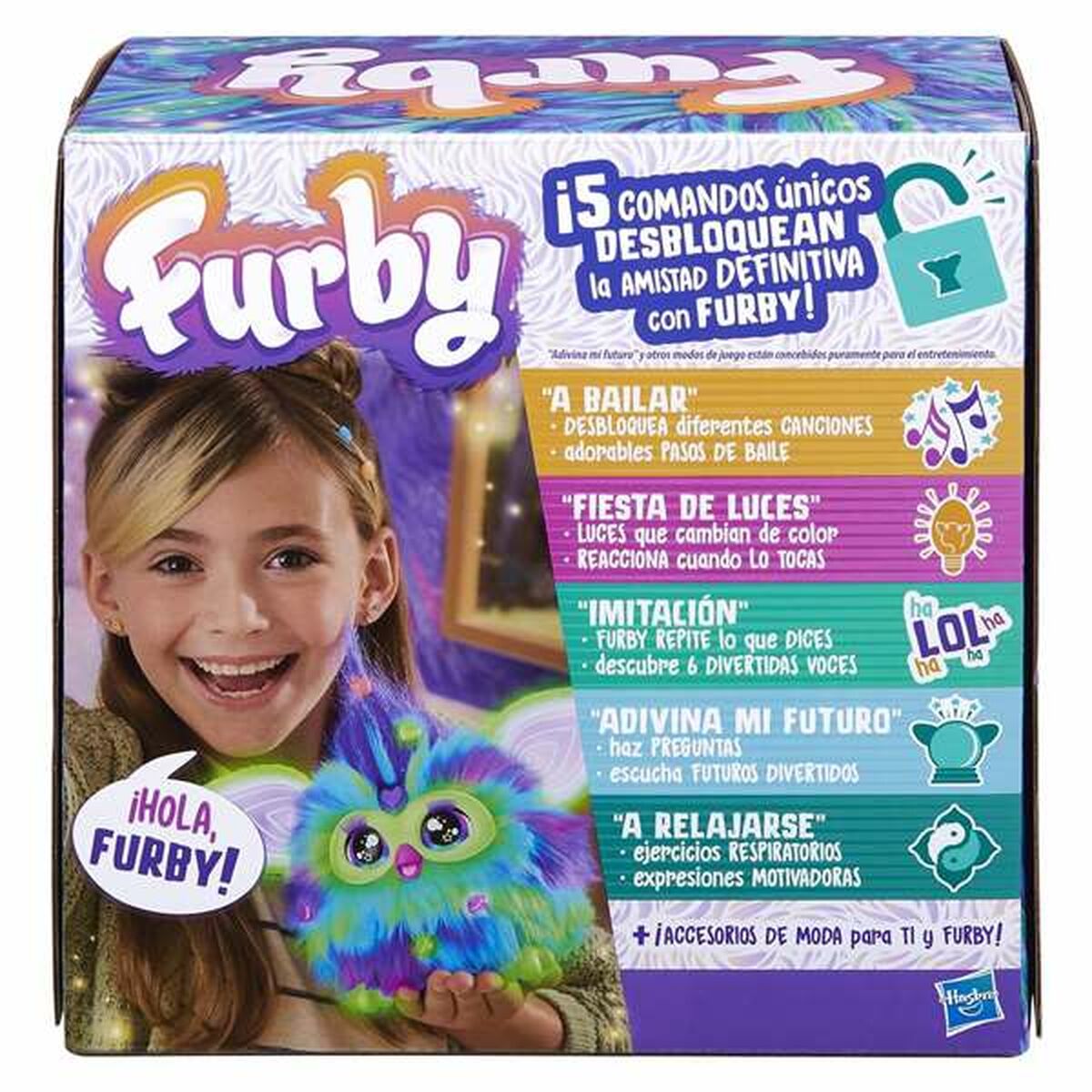 Interaktivt Husdjur Hasbro Furby Aurora Furbealis 13 x 23 x 23 cm - 3