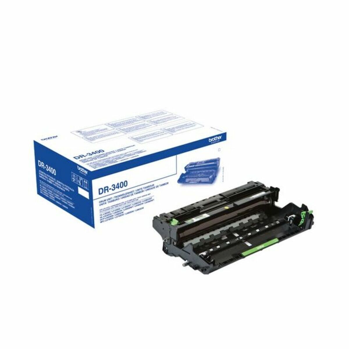 Trumma Brother DR3400 Svart Vit/Svart