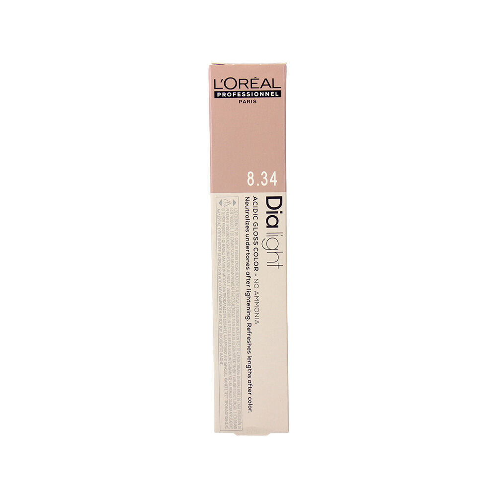 Färg utan ammoniak L'Oreal Professionnel Paris Dia Light Nº 8.34 (50 ml)