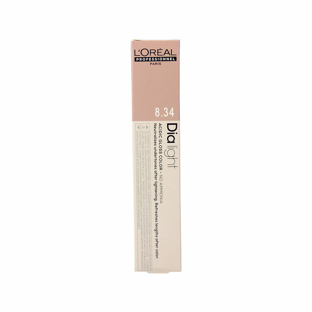 Färg utan ammoniak L'Oreal Professionnel Paris Dia Light Nº 8.34 (50 ml) - 2
