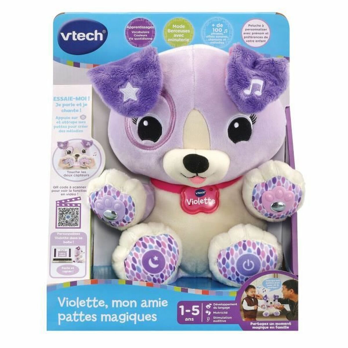 Mjukisleksak Vtech Violet, My Magic Paws Friend - 7
