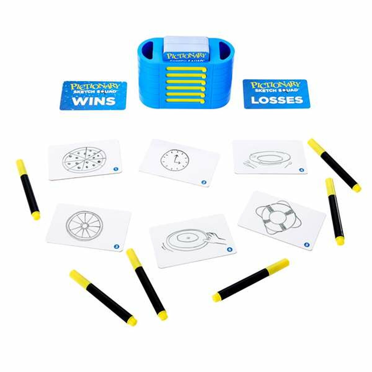 Sällskapsspel Mattel Pictionary Sketch Squad EN - 6