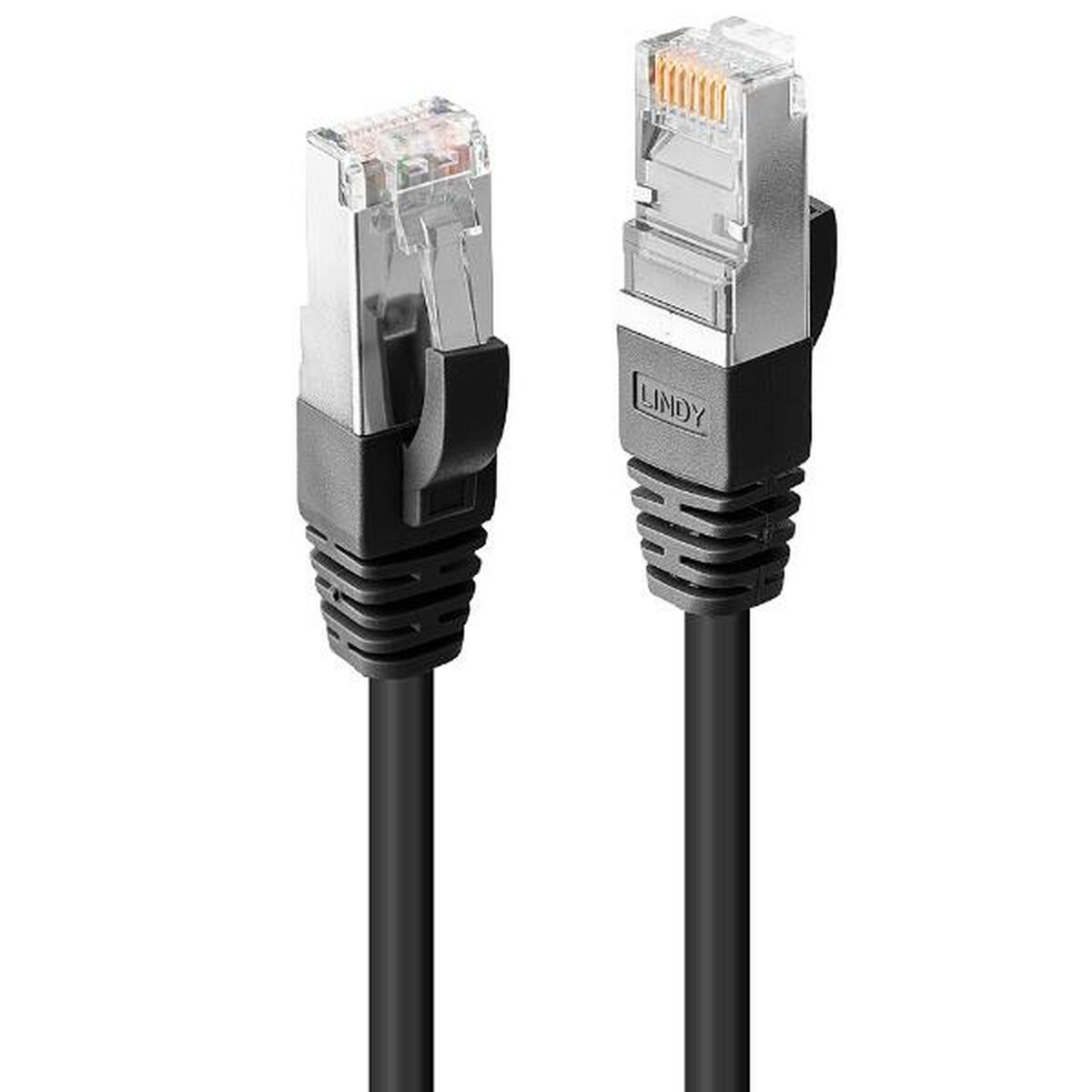 Kabel Ethernet LAN LINDY Svart 2 m (1 antal)