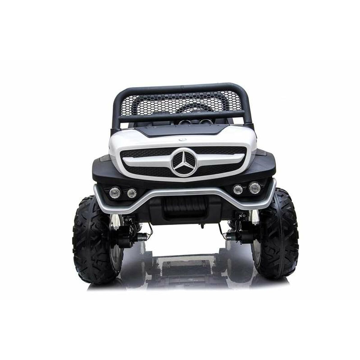 Elektrisk bil för barn Mercedes Benz Unimog Vit 12 V - 5