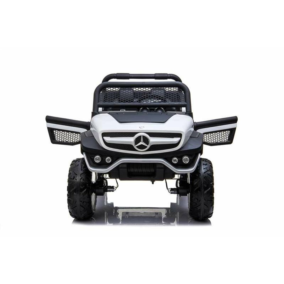Elektrisk bil för barn Mercedes Benz Unimog Vit 12 V - 7