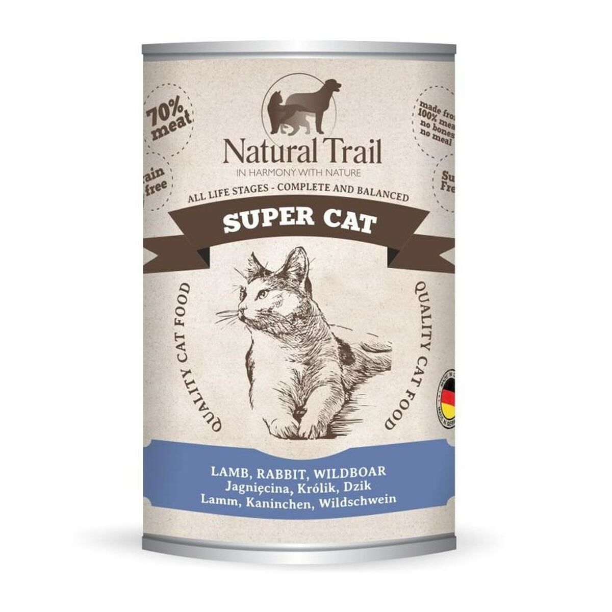 Kattmat NATURAL TRAIL Super Cat Lamb 400 g