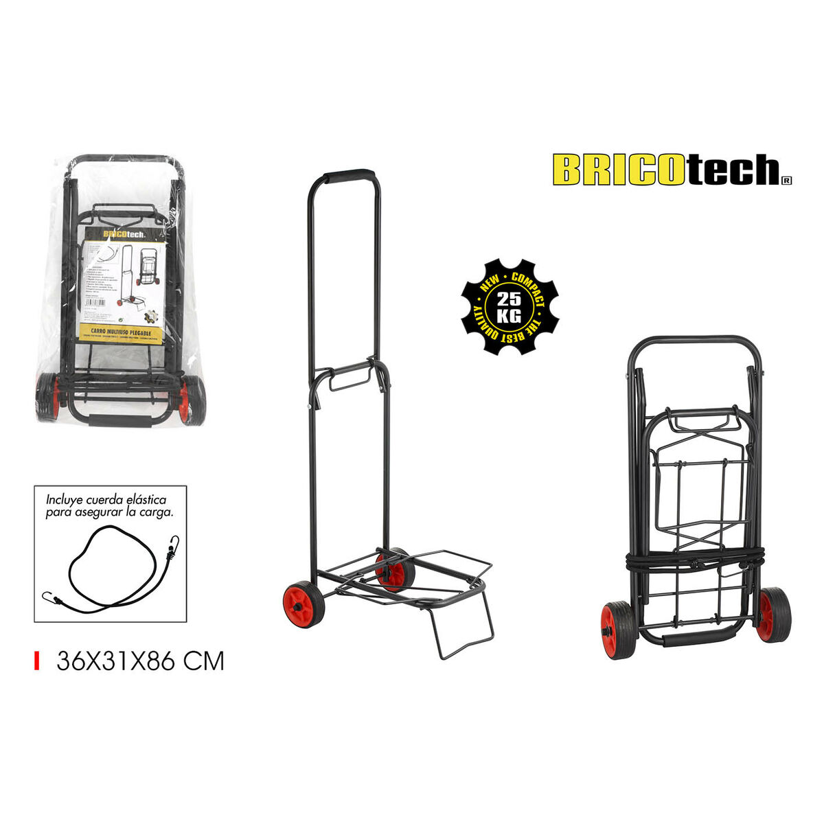 Vagn Bricotech 36 x 31 x 86 cm Flera användningsområden (6 antal) - 2
