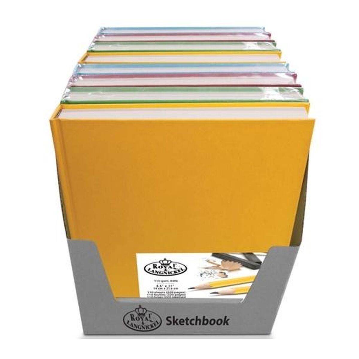 Ritblock Royal & Langnickel 8 antal Multicolour 110 Blad