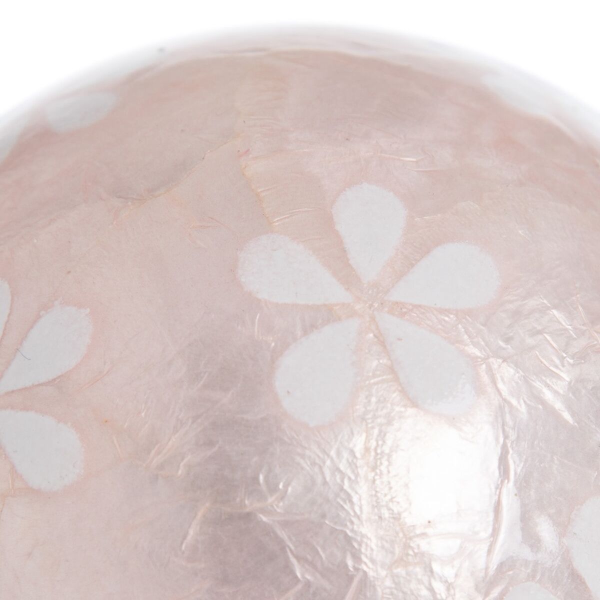 Bollar CAPIZ Dekoration Rosa 10 x 10 x 10 cm (8 antal) - 2
