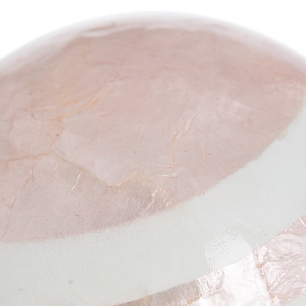 Bollar CAPIZ Dekoration Rosa 10 x 10 x 10 cm (8 antal) - 3