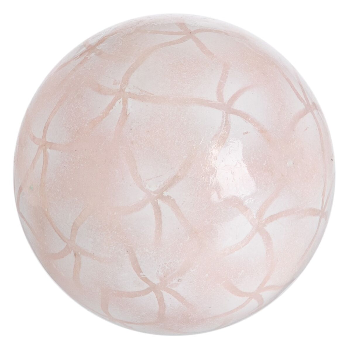 Bollar CAPIZ Dekoration Rosa 10 x 10 x 10 cm (8 antal) - 8
