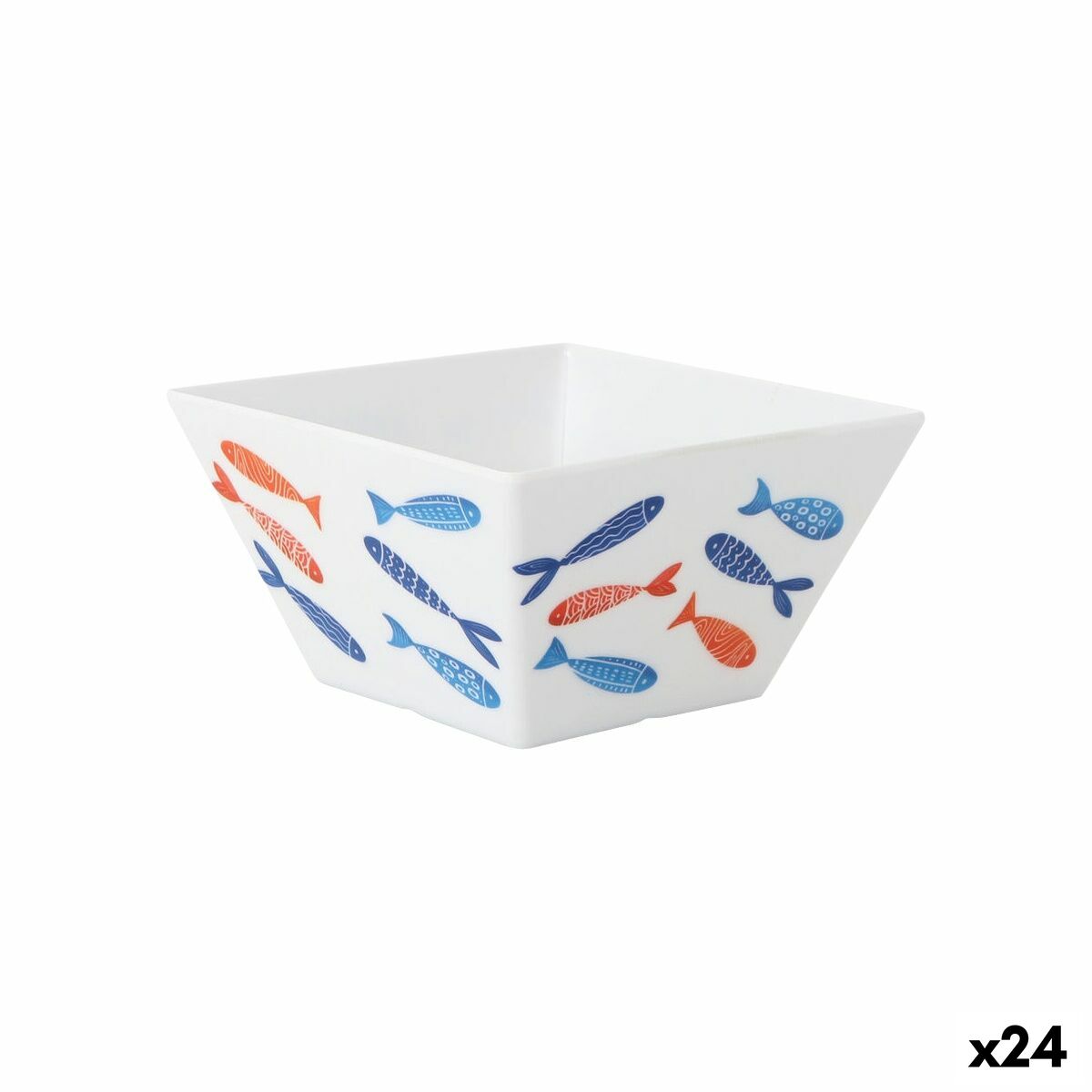 Snacksskål La Mediterránea Fiskar 13 x 13 x 7 cm (24 antal)