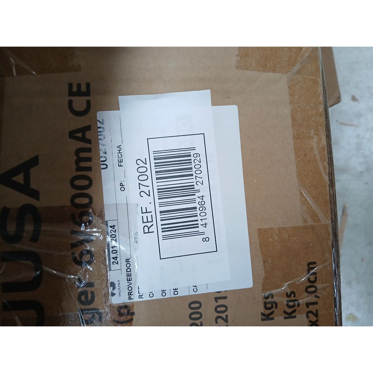 Batteriladdare Injusa 606 Ce E230 S6/0.6 C1 6 V - 4