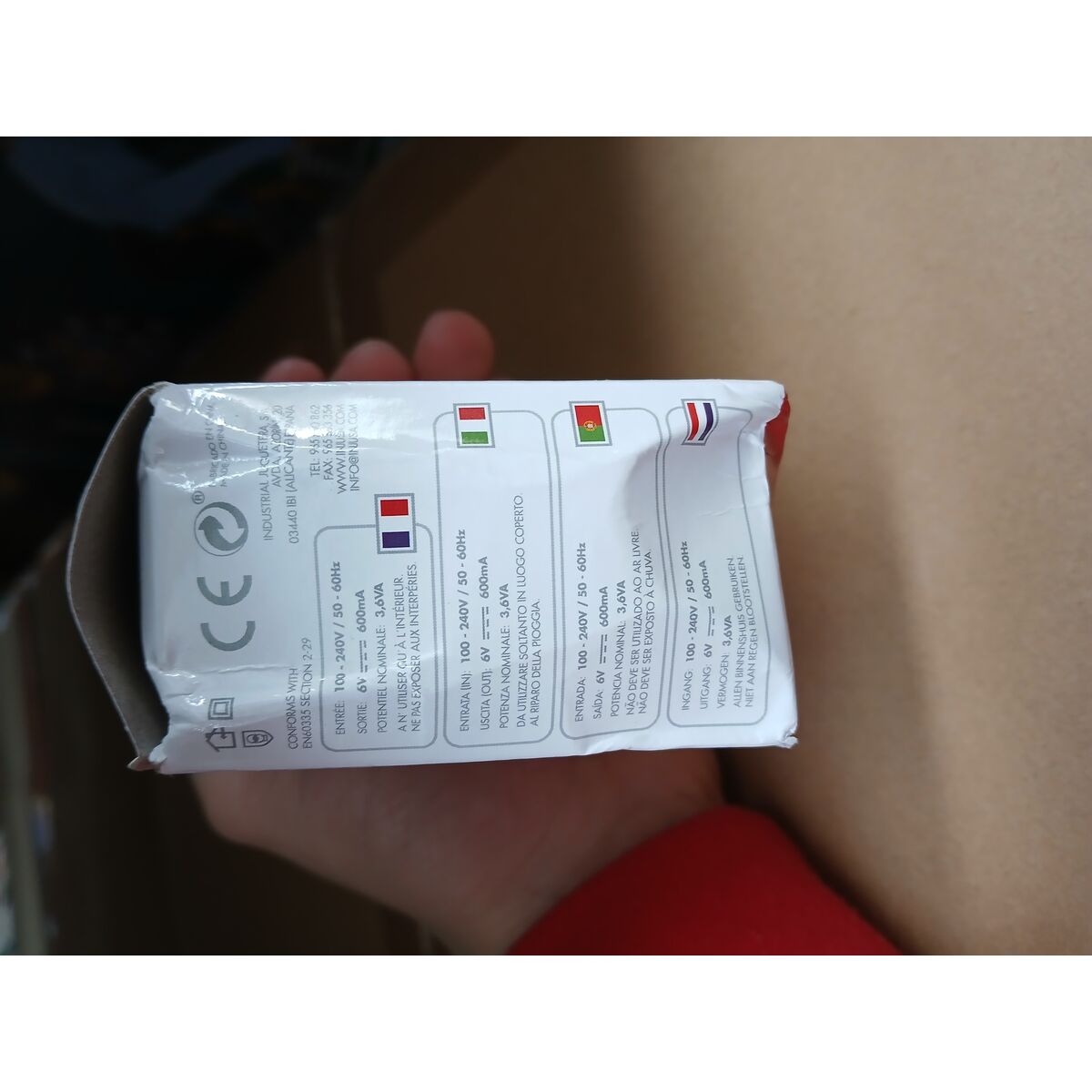 Batteriladdare Injusa 606 Ce E230 S6/0.6 C1 6 V - 5
