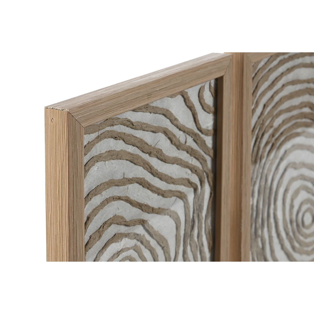 3-ramsset Home ESPRIT Papper Glas 20 x 2 x 30 cm (3 Delar) - 2