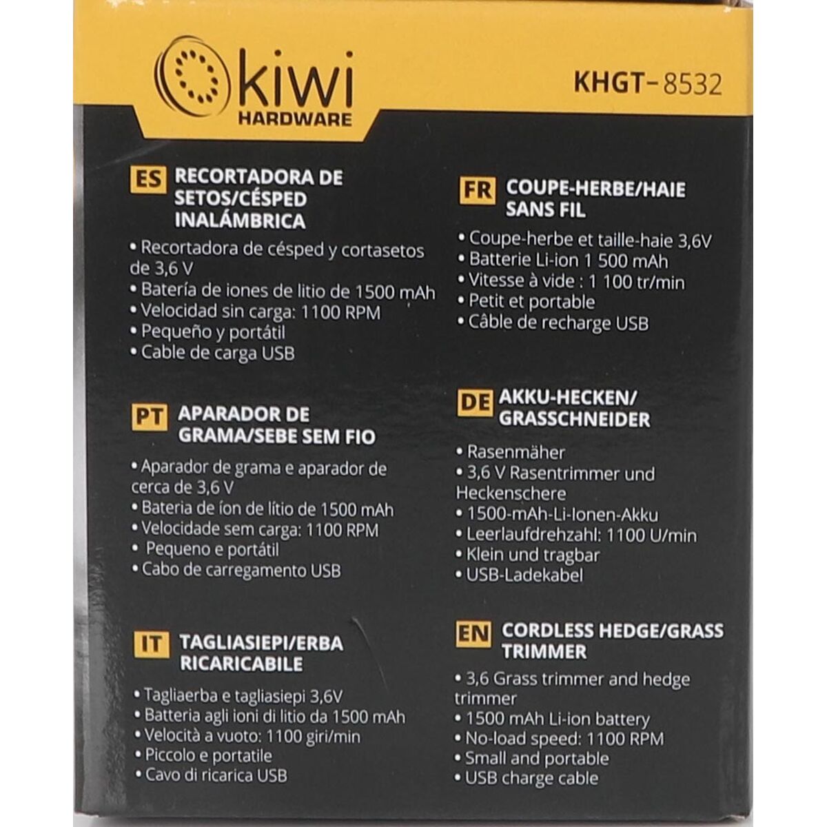 Häcktrimmer Kiwi 7,2 V - 3