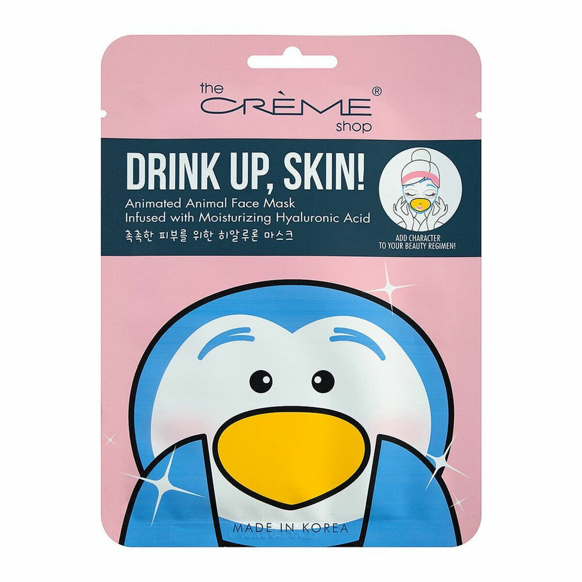 Ansiktsmask The Crème Shop Drink Up, Skin! Penguin (25 g) - 3