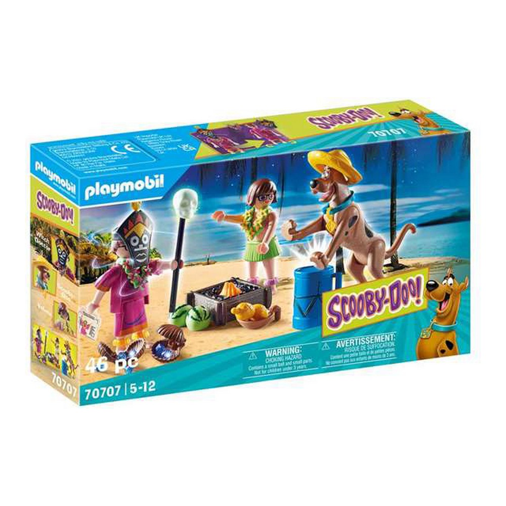 Playset Scooby Doo Aventure with Witch Doctor Playmobil 70707 (46 pcs)