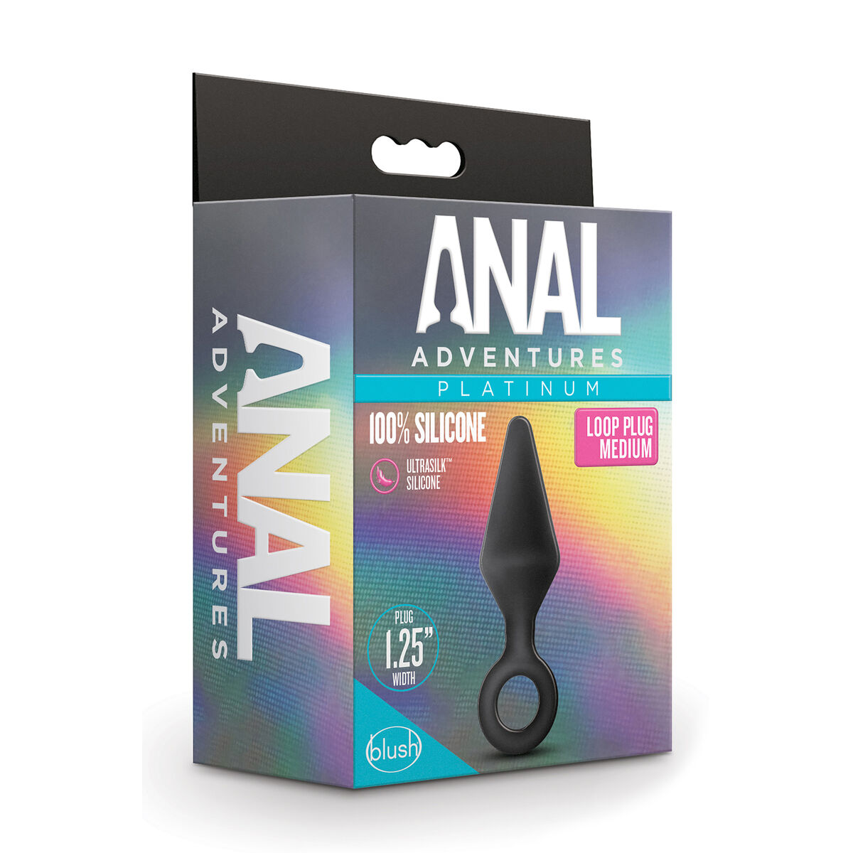 Analplugg Blush Adventures Svart (11,4 cm) (6,9 cm) - 6