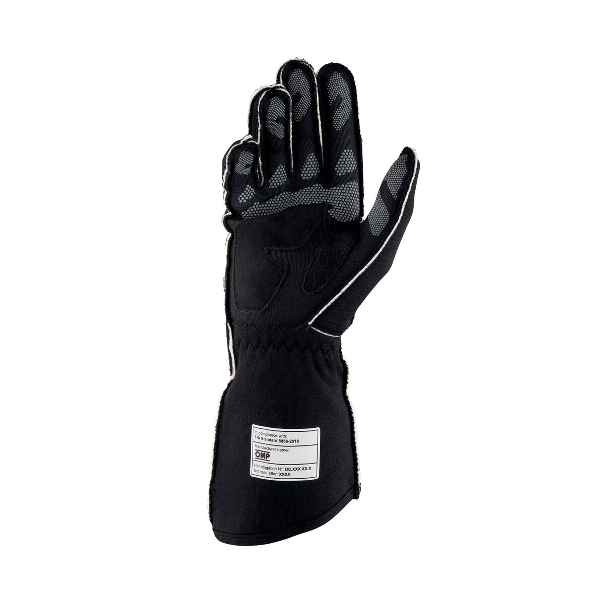 Handskar OMP TECNICA Svart XL FIA 8856-2018 (1 antal) - 3