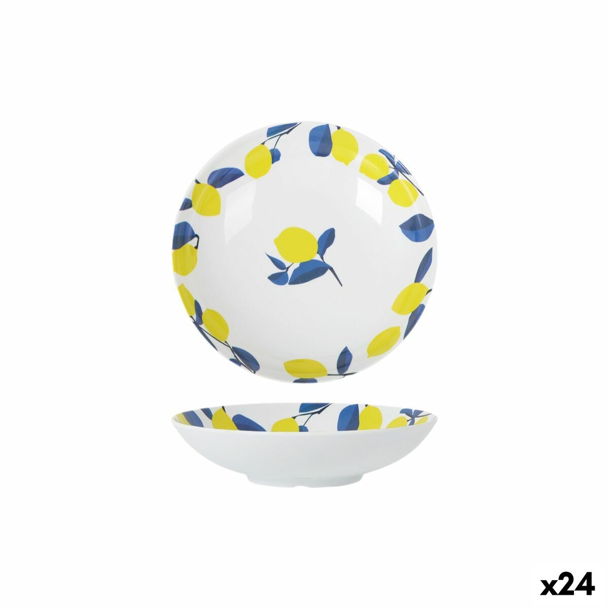 Djup tallrik La Mediterránea Citron 21 x 5,3 cm (24 antal)