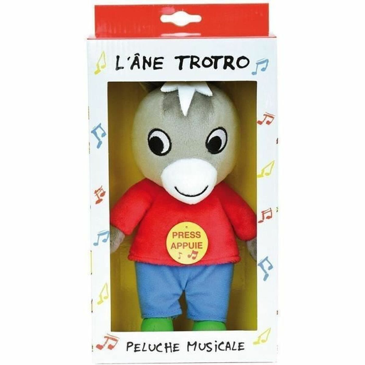 Mjukisleksak Jemini Trotro Musik Polyester Multicolour - 4
