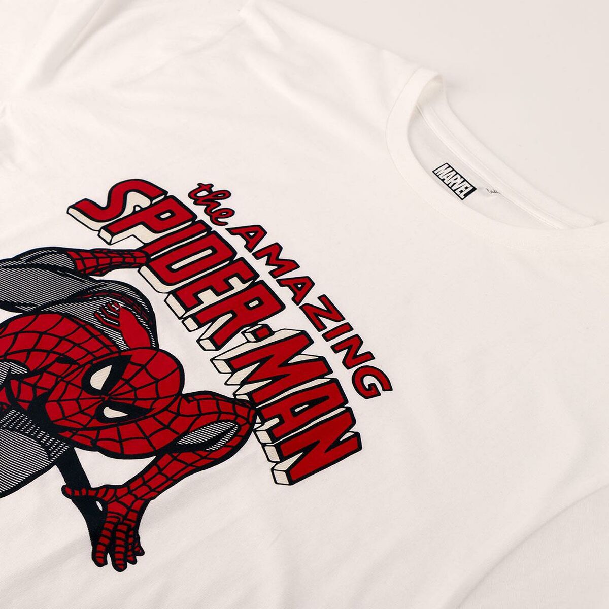 Barn T-shirt med kortärm Spider-Man Vit - 2