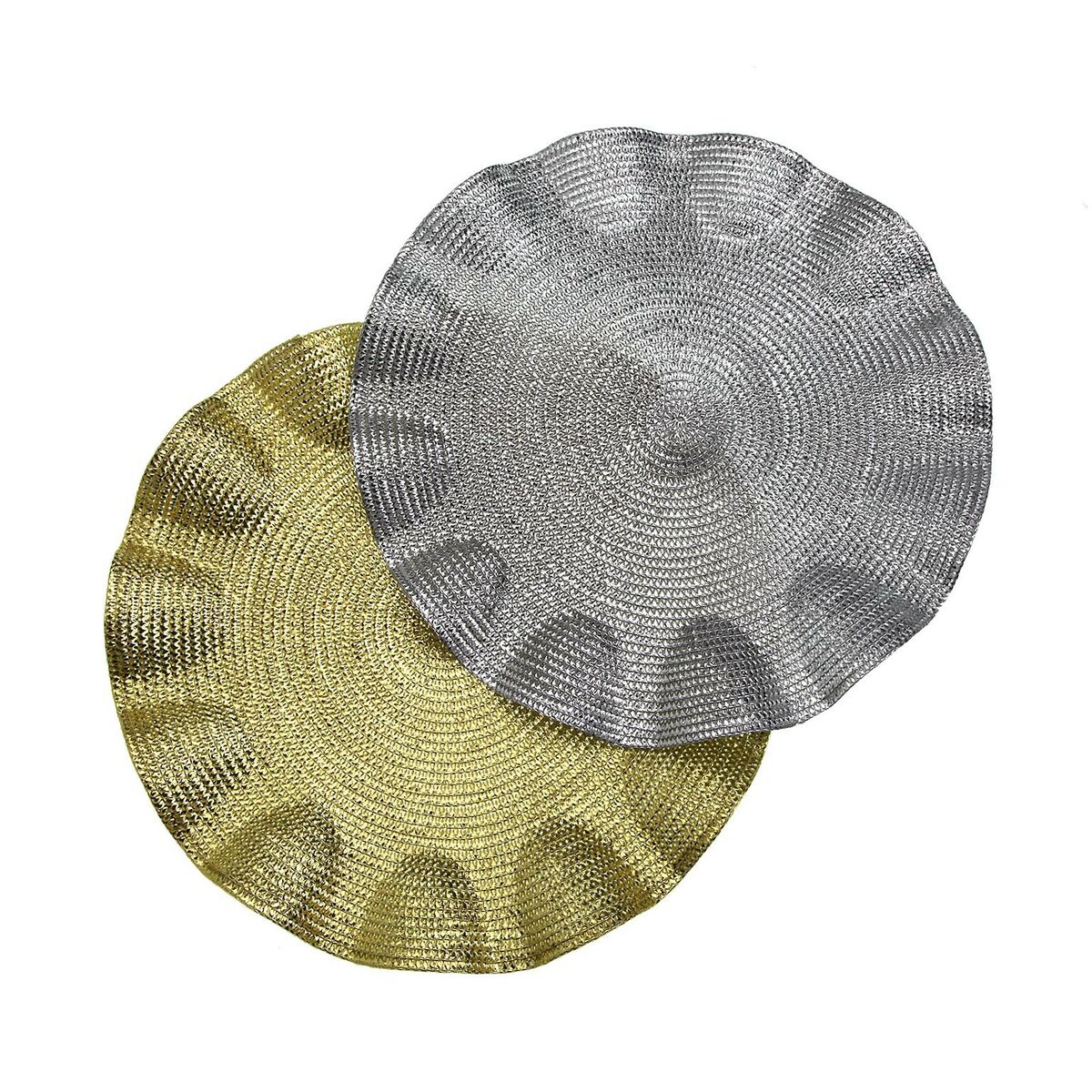 Bordsunderlägg Versa Gyllene Plast 38 x 38 cm - 4