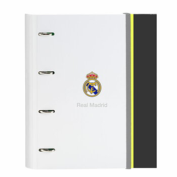Ringpärm Real Madrid C.F. Vit 27 x 32 x 3.5 cm