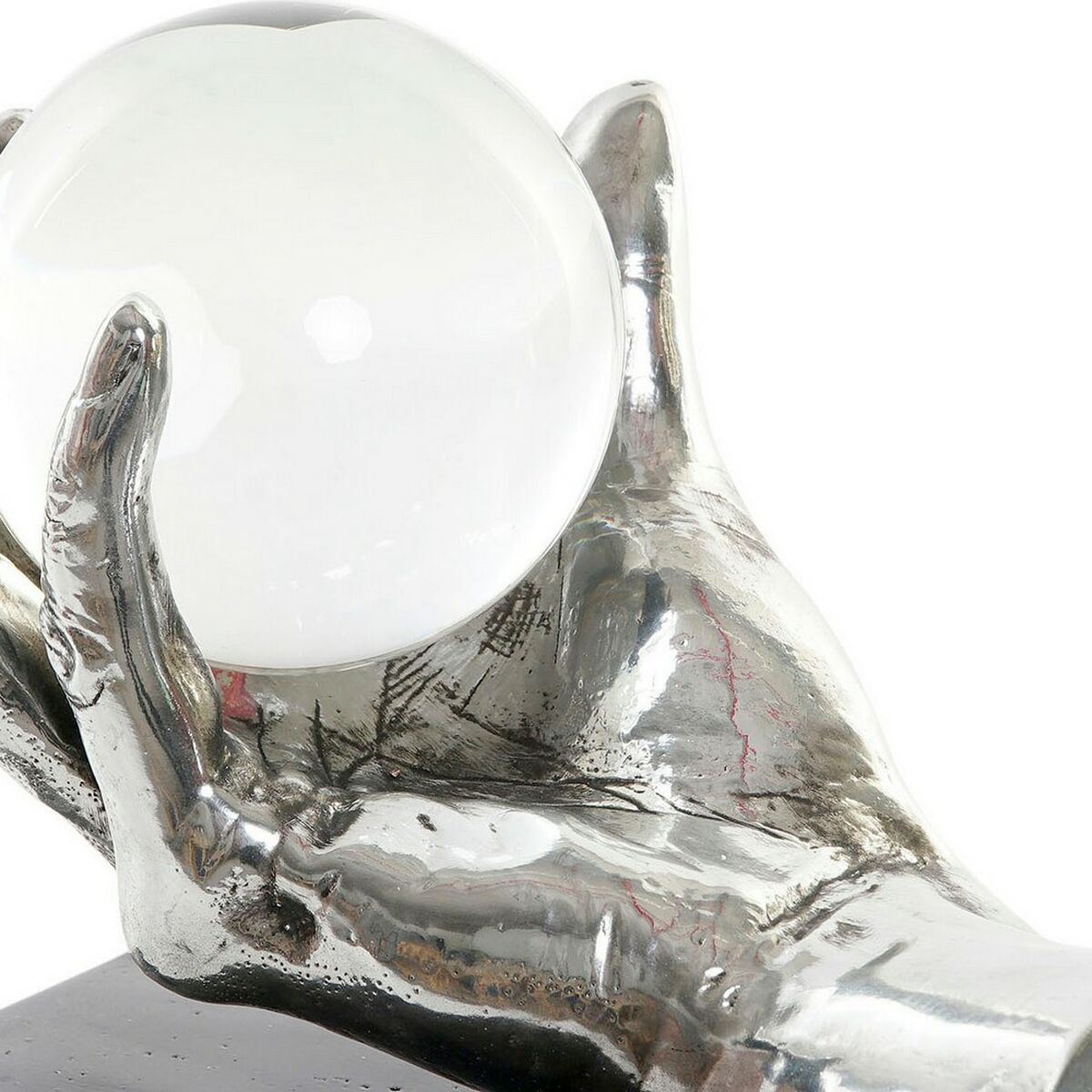 Prydnadsfigur DKD Home Decor Gyllene Silvrig Hand 50 ml 20 x 14 x 18 cm (2 antal) - 11