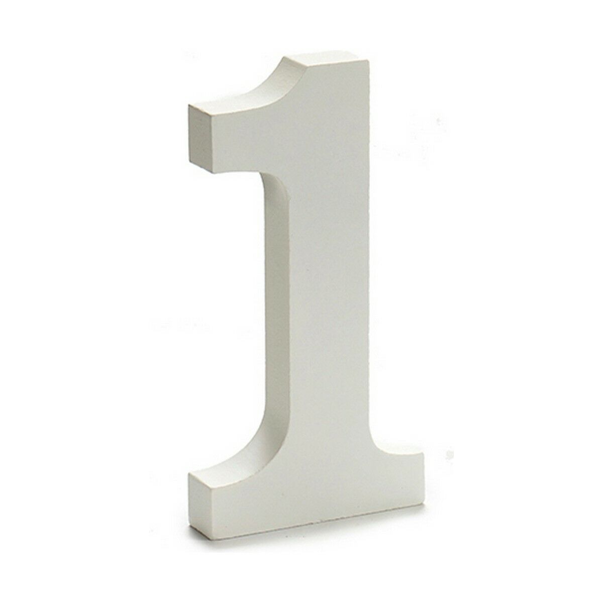 Siffror Pincello 1 Vit 1,8 x 21 x 17 cm (12 antal) - 4