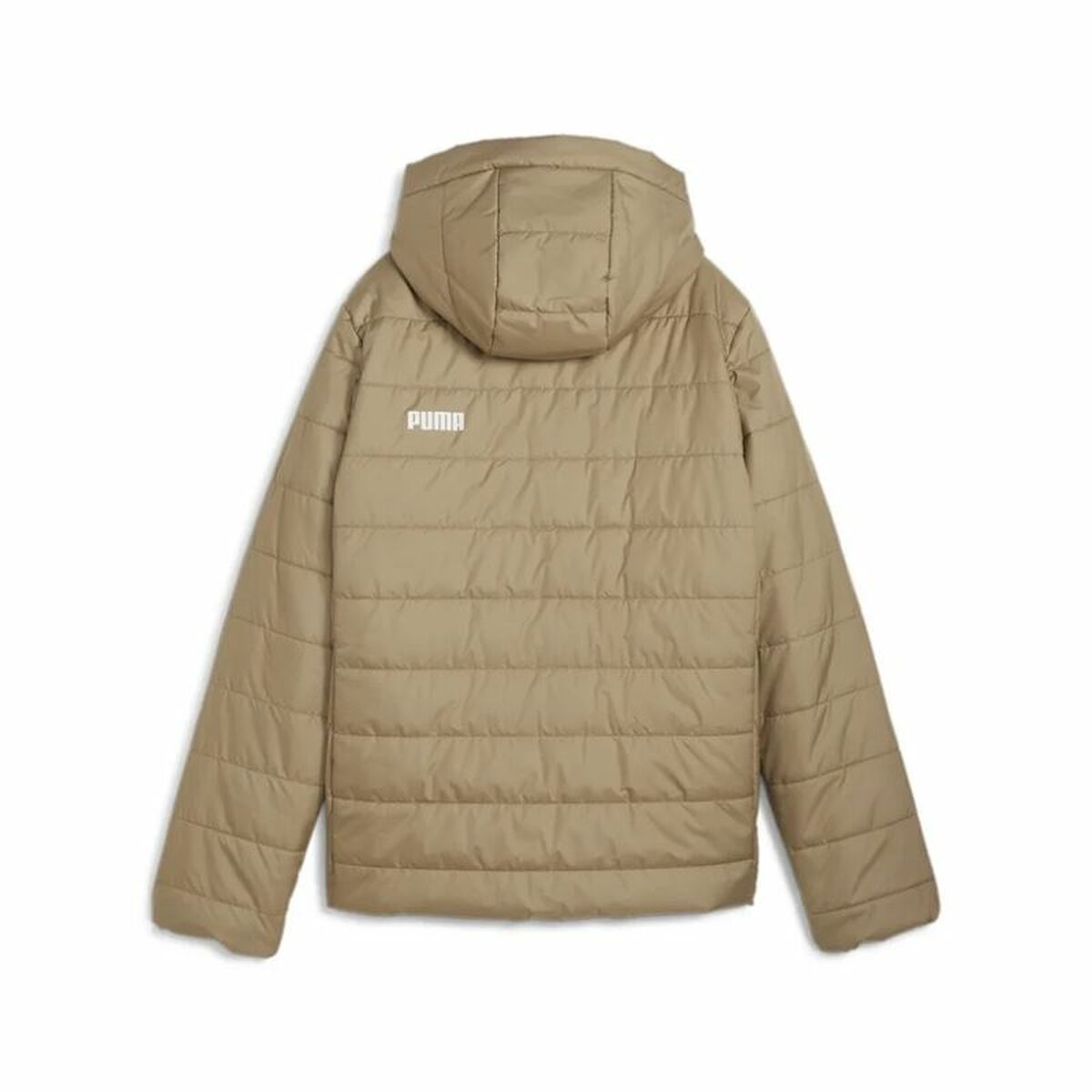 Sportjacka, Dam Puma Ess Hooded Padded Jacket Beige - 2