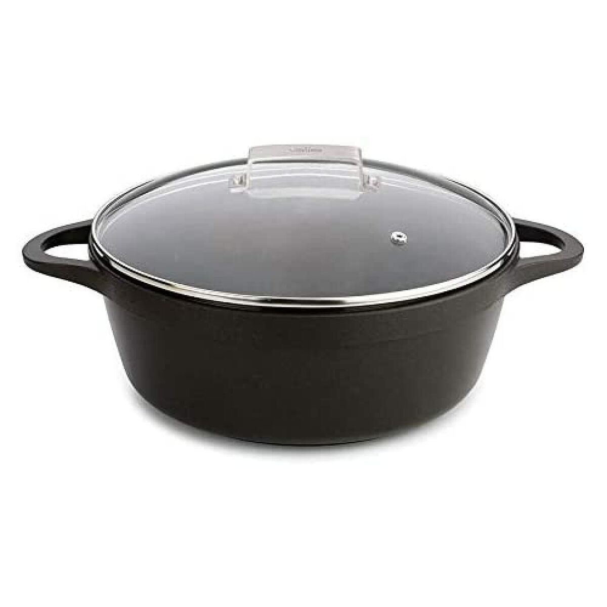 Kastrull med lock Valira BLACK IND 28CM Svart - 3