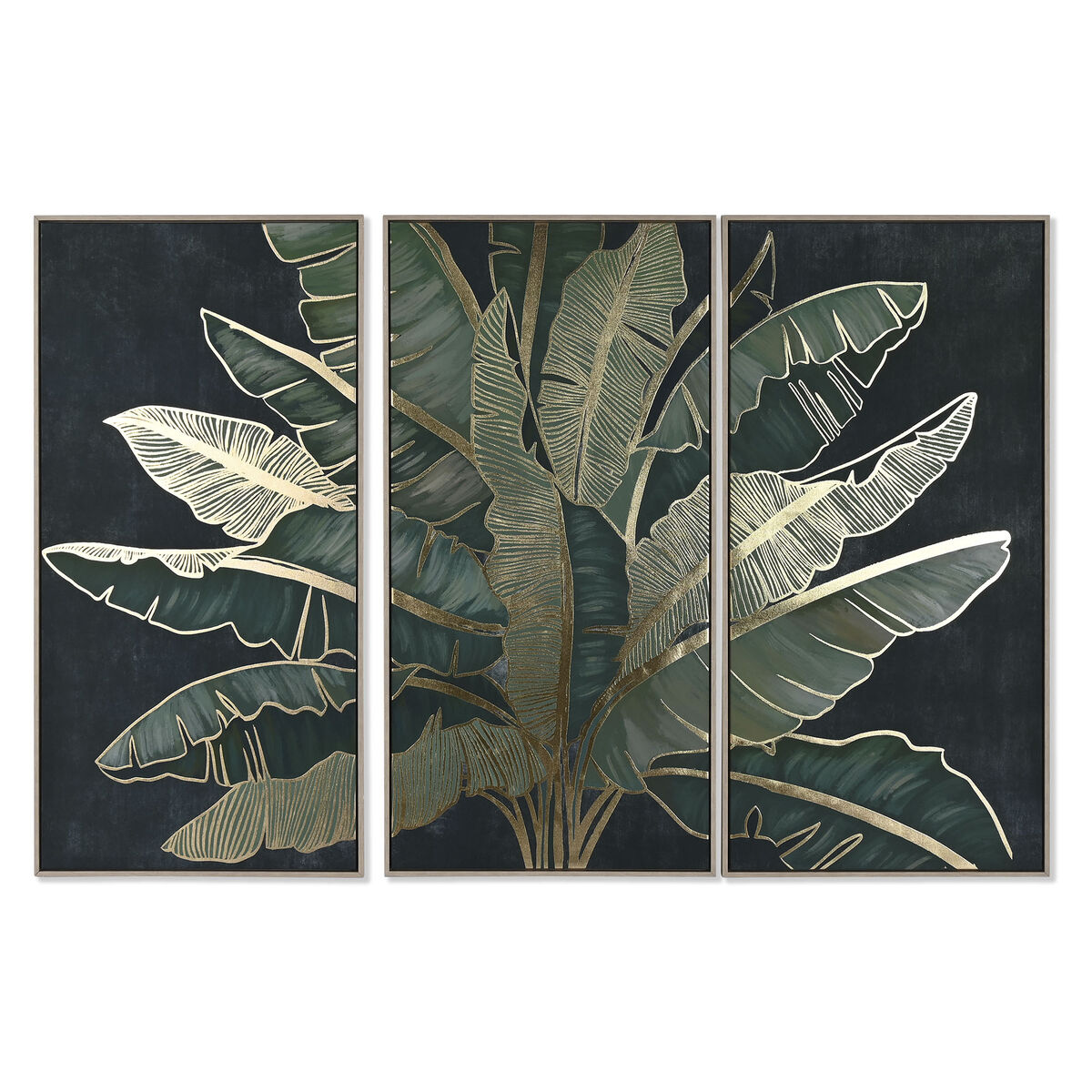 Kanvas Home ESPRIT polystyren Kanvas 180 x 4 x 120 cm (3 Delar)