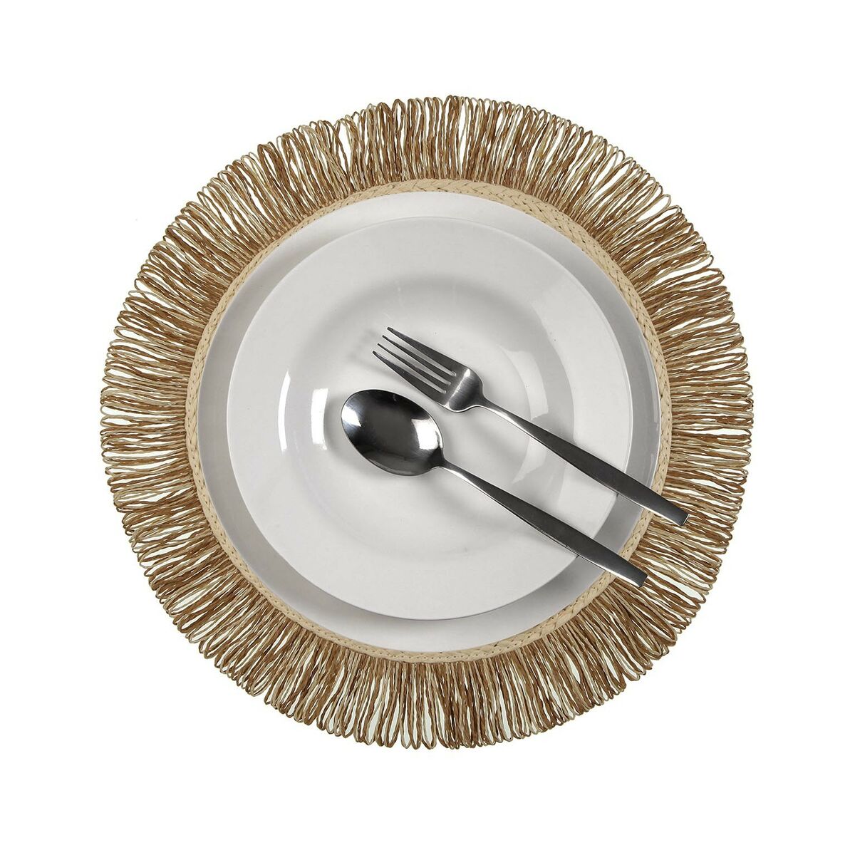Bordsunderlägg Versa Vit Papper 38 x 38 cm - 2