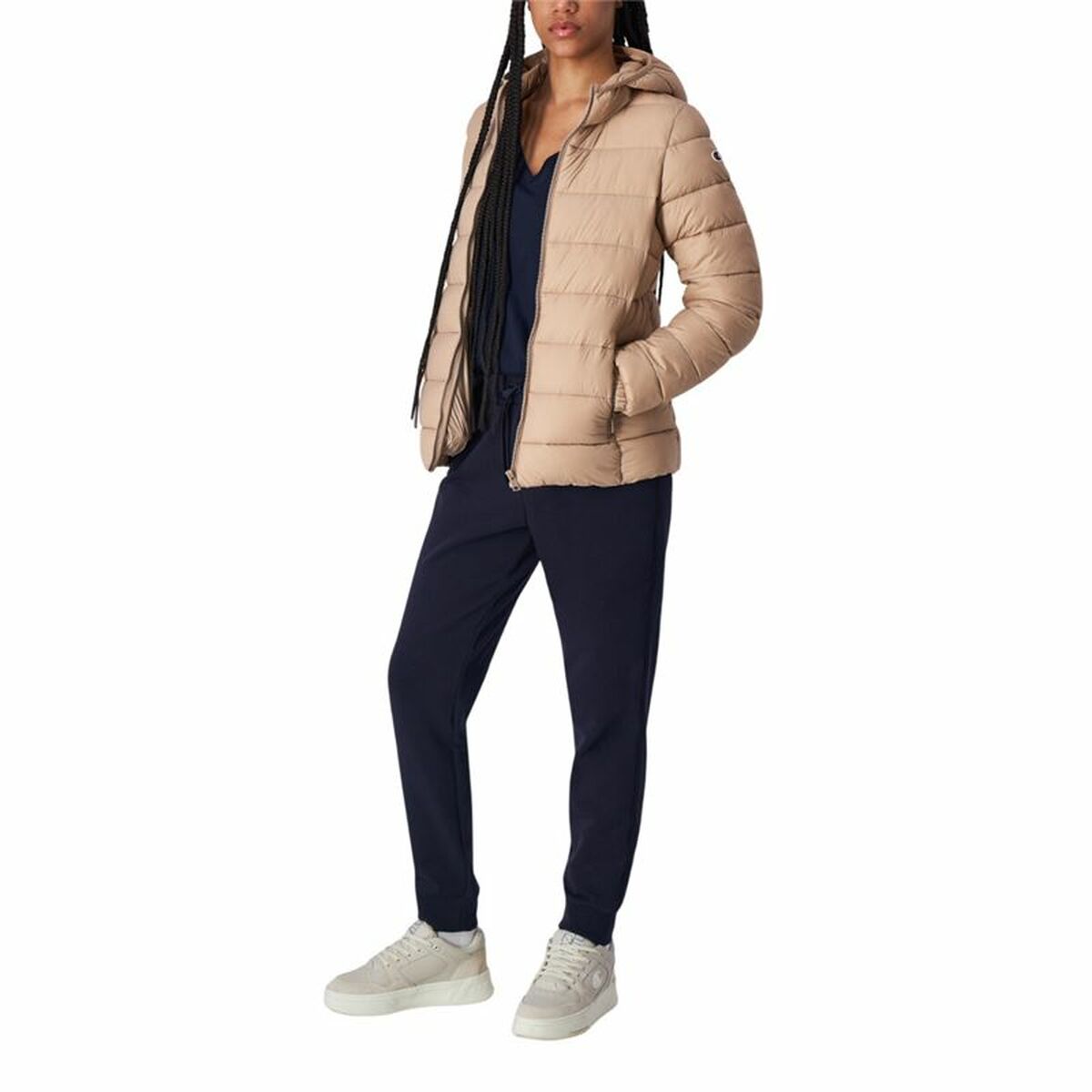 Sportjacka, Dam Champion Hooded Beige - 2