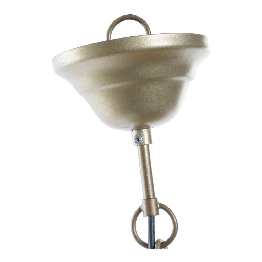 Taklampa DKD Home Decor Brun Multicolour Gyllene Metall vide 50 W 220 V 74 x 74 x 47 cm - 2