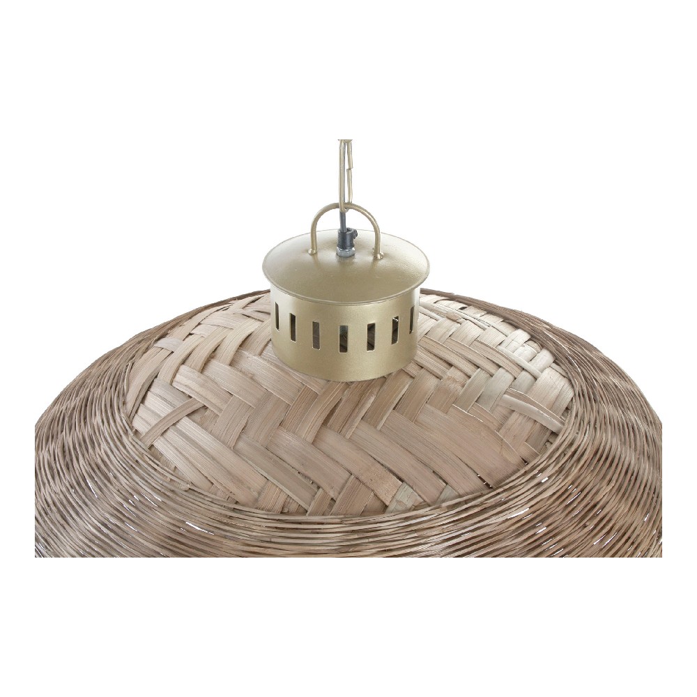 Taklampa DKD Home Decor Brun Multicolour Gyllene Metall vide 50 W 220 V 74 x 74 x 47 cm - 3