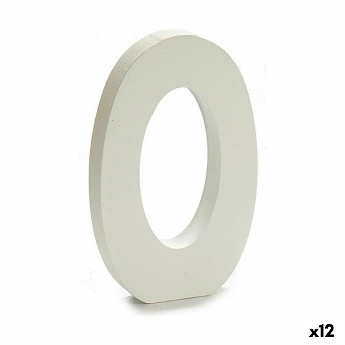 Siffror Pincello Vit 1,8 x 21 x 17 cm (12 antal)
