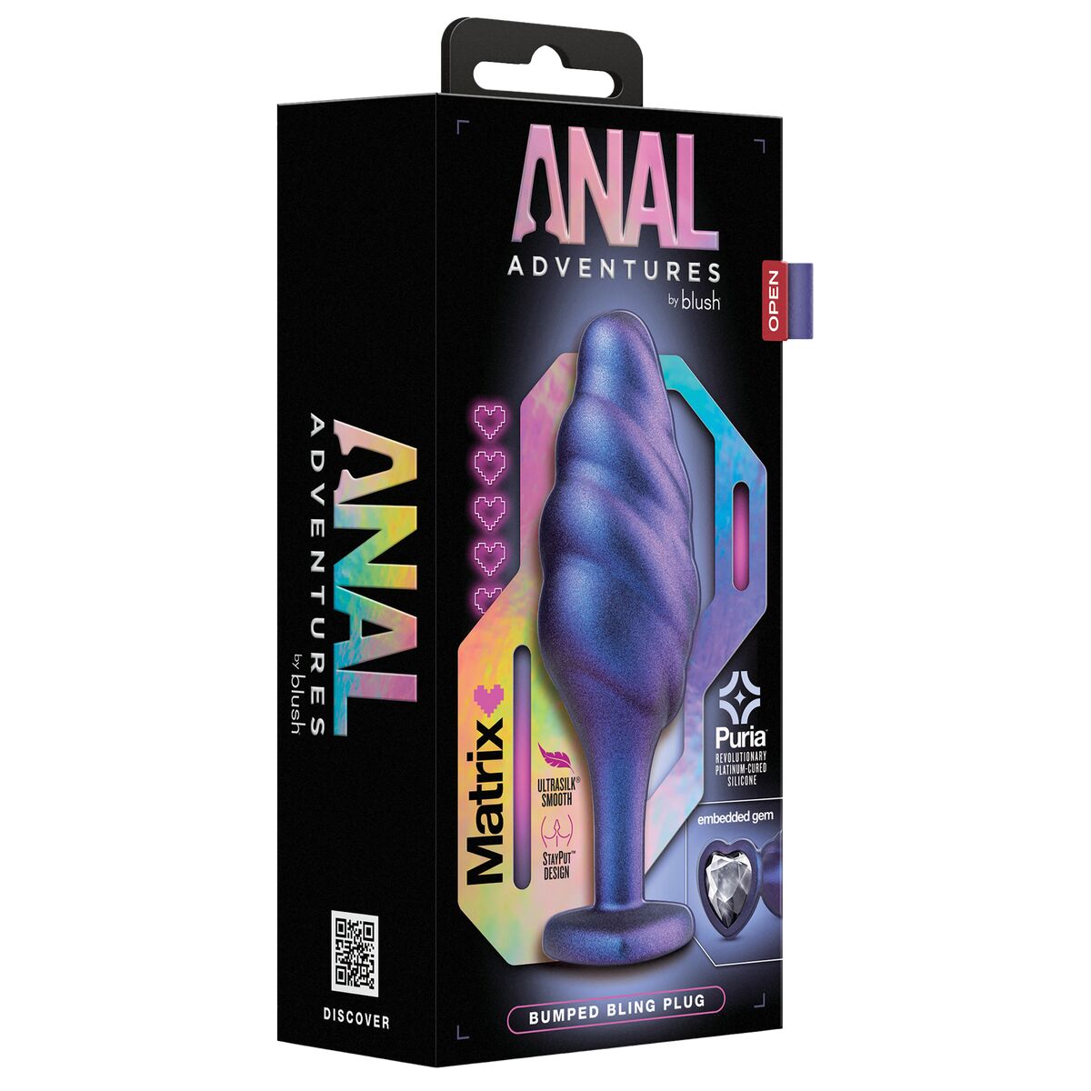 Analplugg Blush Adventures Purpur (10,1 cm) - 6