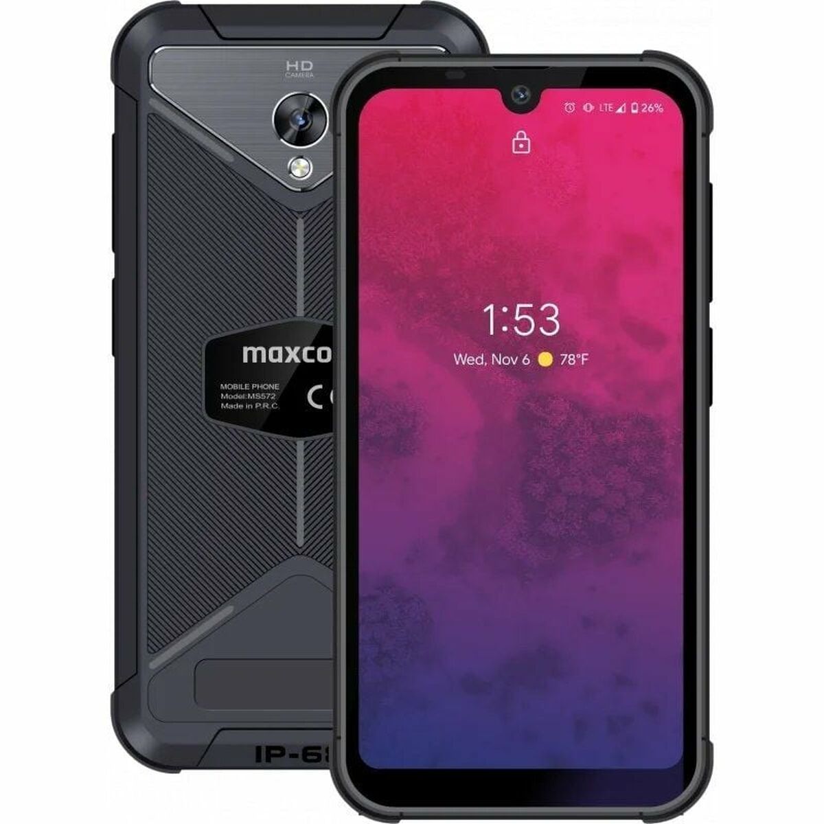Smartphone Maxcom MS572 Smart&Strong 5,7" Quad Core 3 GB RAM 32 GB Svart