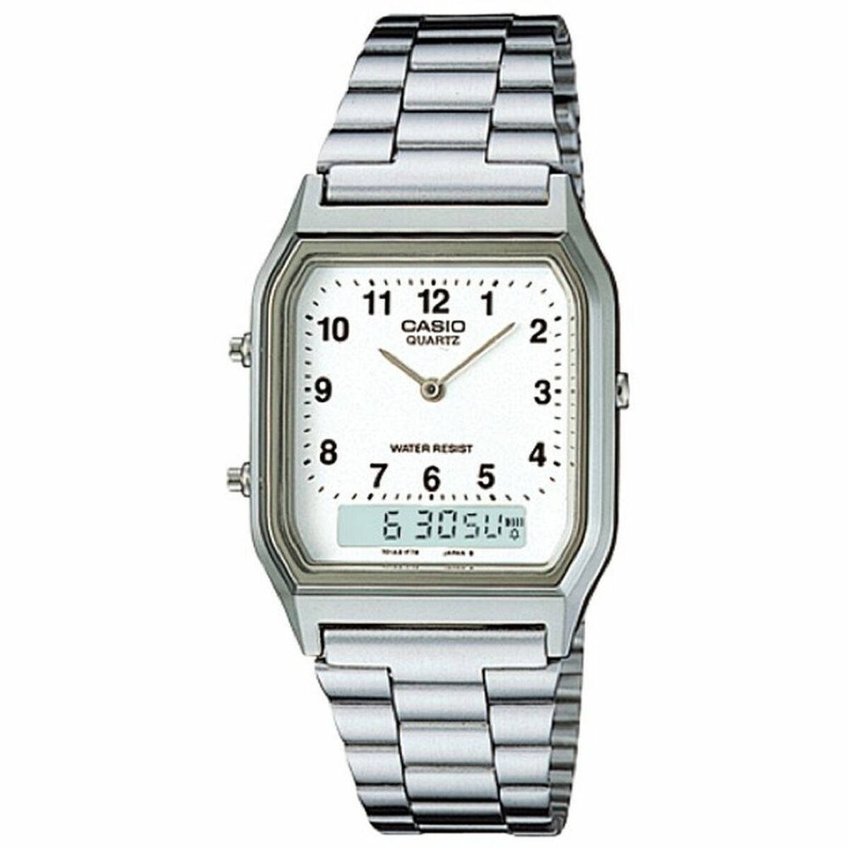 Herrklocka Casio COLLECTION ANA-DIGIT Silvrig (Ø 30 mm) - 3