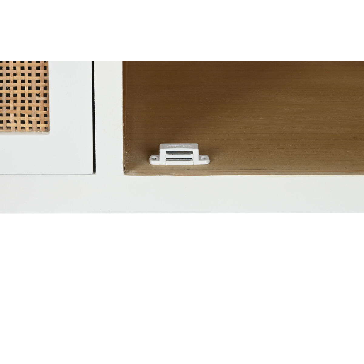 TV-möbler Home ESPRIT Vit Glas Paulowniaträ 120 x 40 x 50 cm - 4