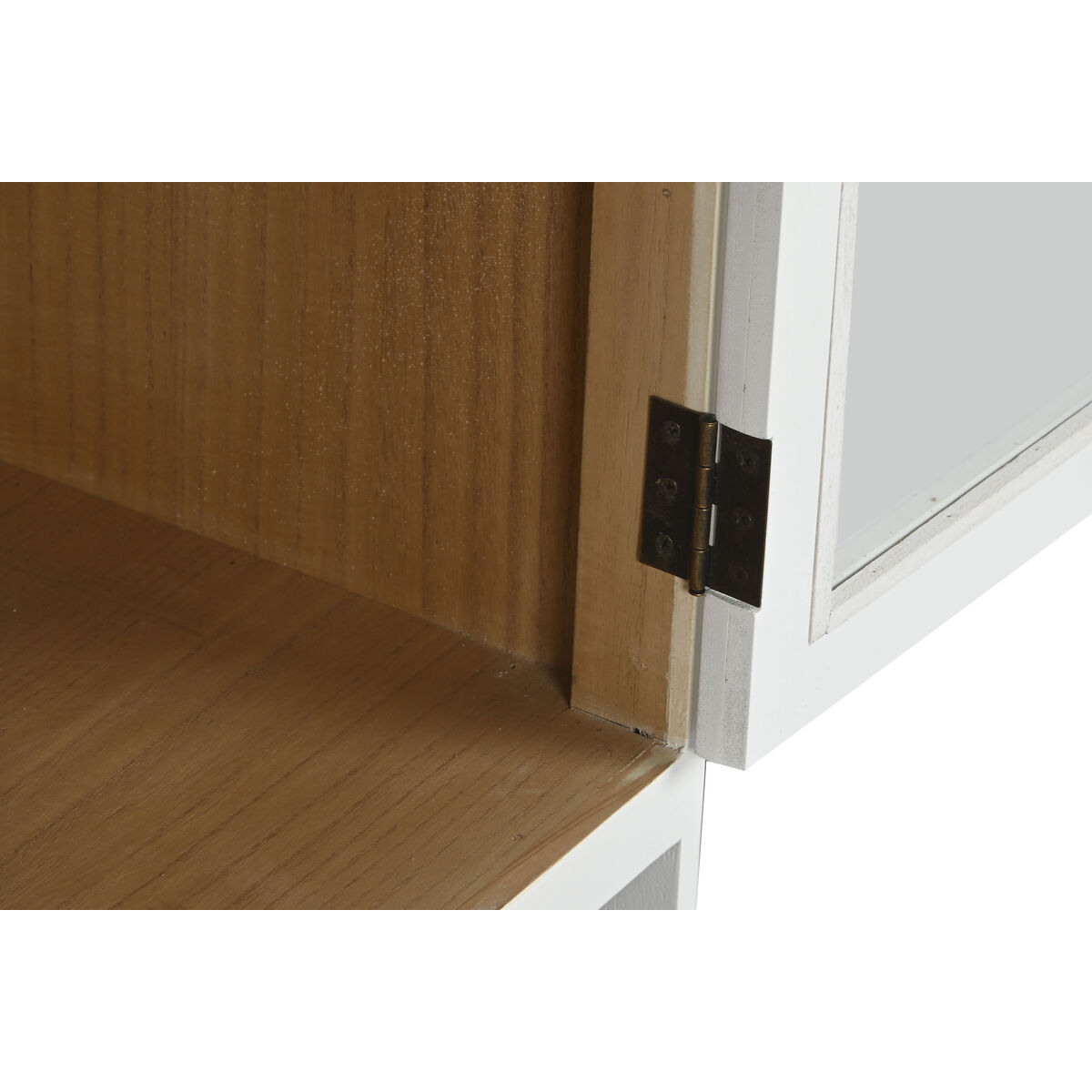 TV-möbler Home ESPRIT Vit Glas Paulowniaträ 120 x 40 x 50 cm - 5