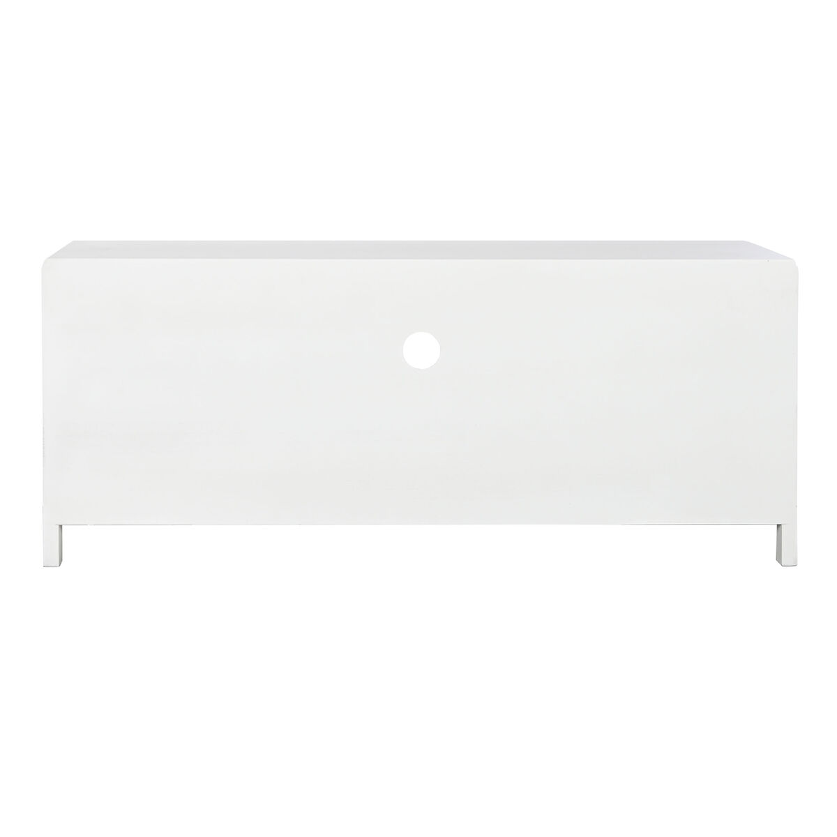TV-möbler Home ESPRIT Vit Glas Paulowniaträ 120 x 40 x 50 cm - 2