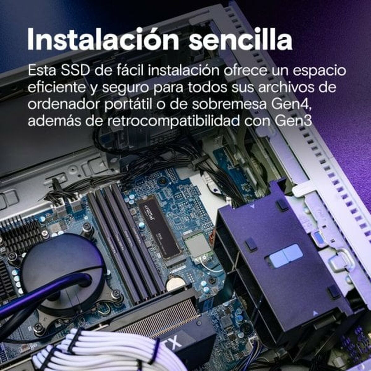 Hårddisk Crucial 1 TB SSD - 4