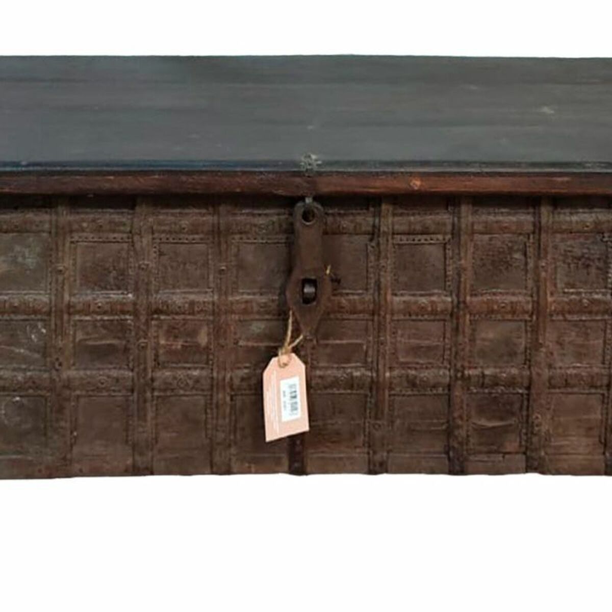 Koffert Alexandra House Living Brun Återvunnet Trä 50 x 45 x 118 cm - 4