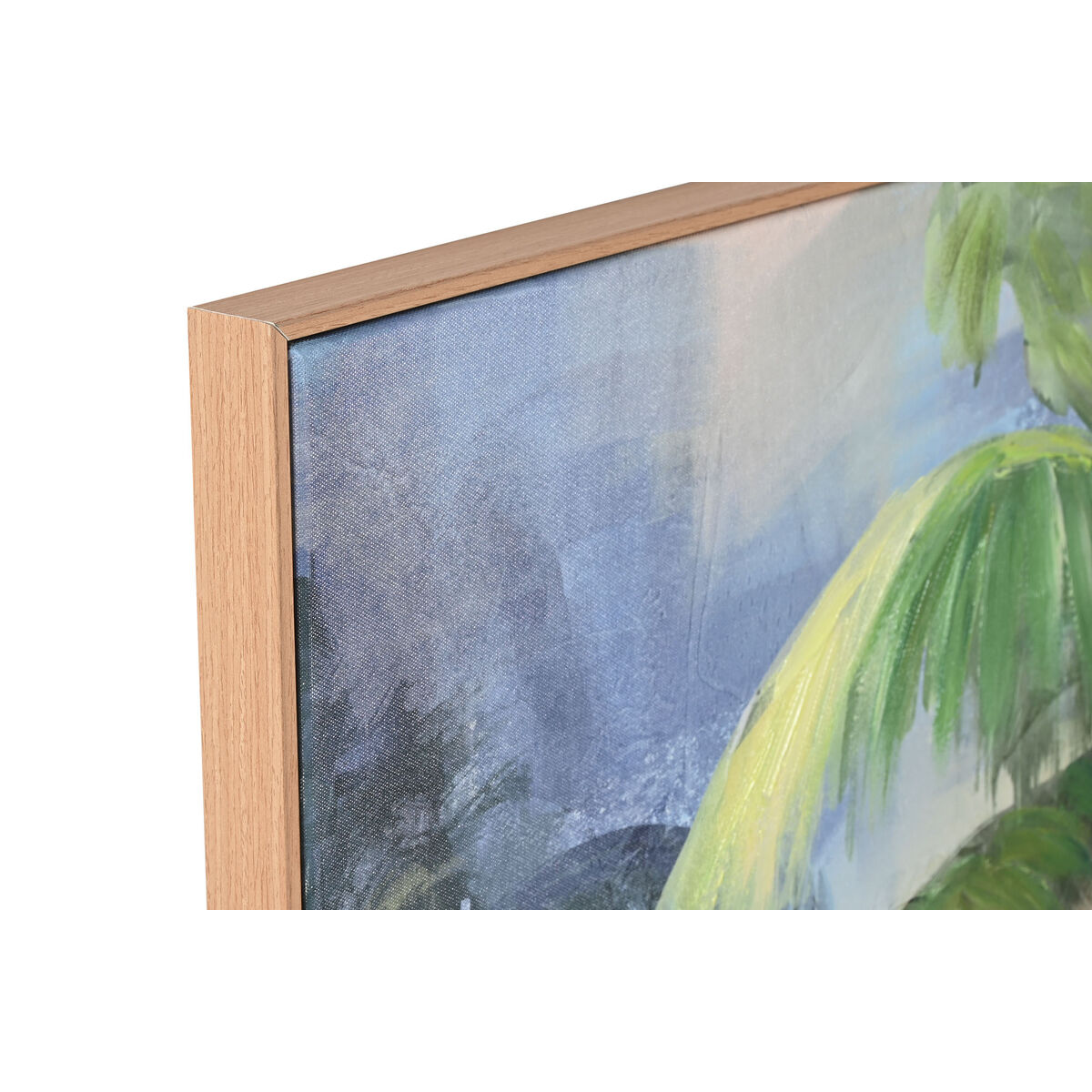 Tavla Home ESPRIT Palmer Tropiskt 90 x 3,5 x 120 cm (2 antal) - 4